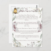 Ho'oponopono gebed voor welvaart briefkaart (Voorkant / Achterkant)