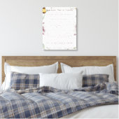 Ho'oponopono gebed voor welvaart canvas afdruk (Insitu (Slaapkamer))