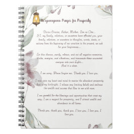 Ho'oponopono gebed voor welvaart notitieboek