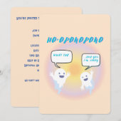 Ho'oponopono Ghosts Healing & Grappige Tweetonige Kaart (Voorkant / Achterkant)