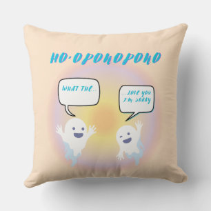 Ho'oponopono Ghosts Healing & Grappige Tweetonige Kussen