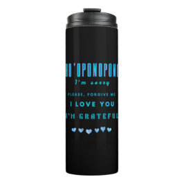 Ho'oponopono Healing Mantra – Lichtblauw Spirituee Thermosbeker