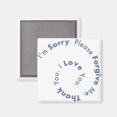 HoOponopono Mantra Prayer Healing Sentences Magneet (Voorkant / Achterkant)