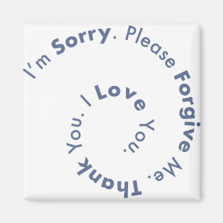 HoOponopono Mantra Prayer Healing Sentences Magneet