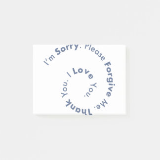 HoOponopono Mantra Prayer Healing Sentences Post-it® Notes