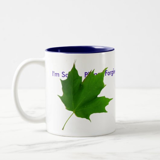 Ho'oponopono Maple Leaf Mok (Links)