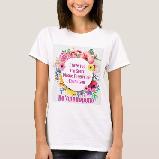 Ho'oponopono Motif 3 T-shirt (Voorkant)
