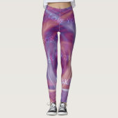Ho'oponopono Paarse roke Leggings (Voorkant)