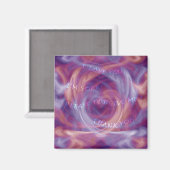 Ho'oponopono Paarse roke Magneet (Voorkant / Achterkant)