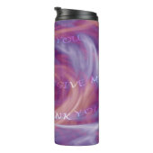 Ho'oponopono Paarse roke Thermosbeker (Geroteerd rechts)