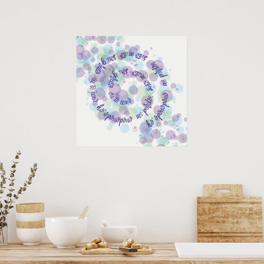 Ho'oponopono Poster (Keuken)