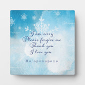 Ho'oponopono Prayer Art Print Fotoplaat (Voorkant)