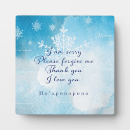 Ho'oponopono Prayer Art Print Fotoplaat