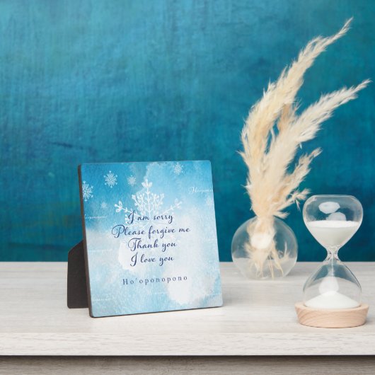 Ho'oponopono Prayer Art Print Fotoplaat (Insitu)