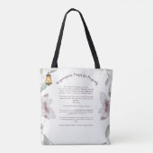 Ho'oponopono Prayer Canvas tas (Achterkant)