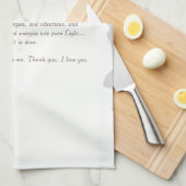 Ho'oponopono Prayer Mok Theedoek (Quarter Fold)