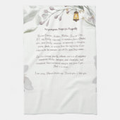 Ho'oponopono Prayer Mok Theedoek (Verticaal)