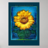 Hooponopono Sunflower Cleansing Poster (Voorkant)