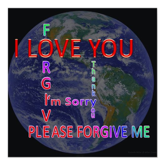 Ho'oponopono World Perfect Poster (Voorkant)