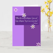 Hoopprijsopgave - Wenskaart Kaart (Gele Bloem)