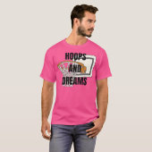 Hoops and Dreams - Basketbal Logo T-shirt (Voorkant volledig)