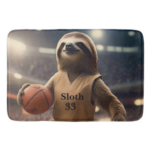 Hoops and Hangs: De Slam Dunking Luiaard, Badmat