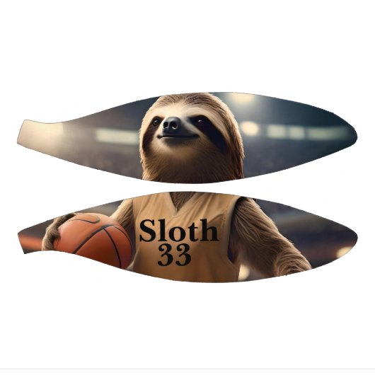 Hoops and Hangs: De Slam Dunking Luiaard, Basketbal (Panelen)