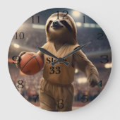 Hoops and Hangs: De Slam Dunking Luiaard, Grote Klok (Voorkant)