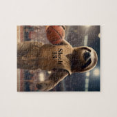 Hoops and Hangs: De Slam Dunking Luiaard, Legpuzzel (Horizontaal)
