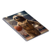 Hoops and Hangs: De Slam Dunking Luiaard, Notitieboek (Rechterzijde)