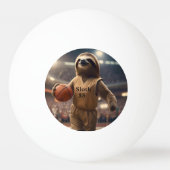 Hoops and Hangs: De Slam Dunking Luiaard, Pingpongbal (Voorkant)