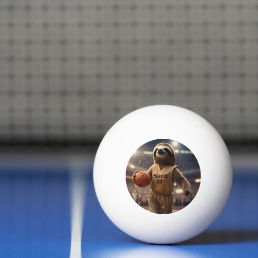 Hoops and Hangs: De Slam Dunking Luiaard, Pingpongbal (Net)