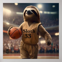 Hoops and Hangs: De Slam Dunking Luiaard,