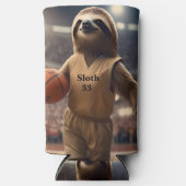 Hoops and Hangs: De Slam Dunking Luiaard, Seltzer Blikjeskoeler (Voorkant)