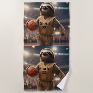 Hoops and Hangs: De Slam Dunking Luiaard, Strandlaken