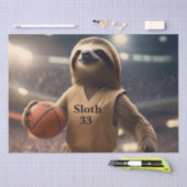 Hoops and Hangs: De Slam Dunking Luiaard, Tissuepapier (Craft)