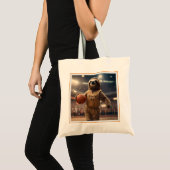 Hoops and Hangs: De Slam Dunking Luiaard, Tote Bag (Voorkant (product))