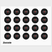 Hoops Basketbal Kleding - Basketbal Ronde Sticker (Vel)