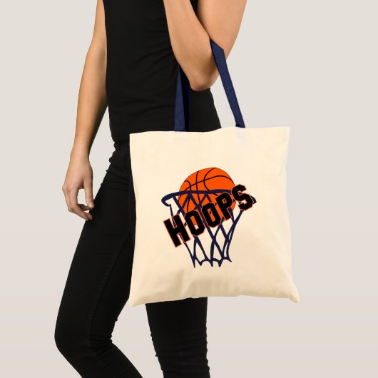 Hoops Basketball & Net Canvas tas (Voorkant (product))
