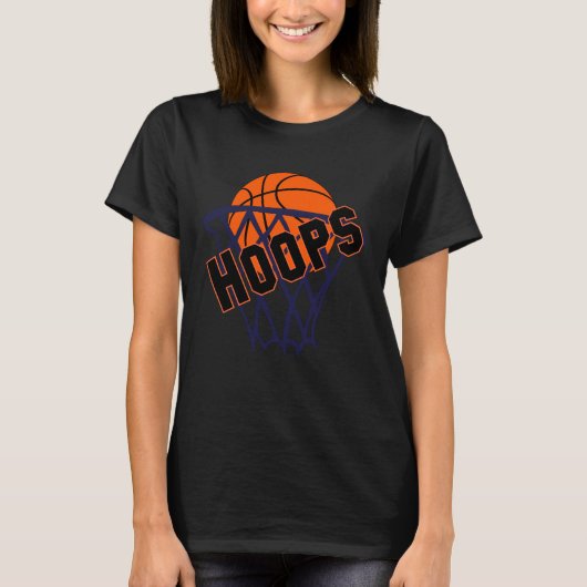 Hoops Basketball & Net Women's T-shirt (Voorkant)