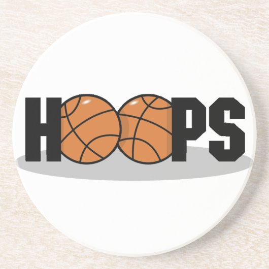 Hoops Basketball Onderzetters (Voorkant)