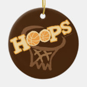HOOPS BASKETBALL ORNAMENT (Voorkant)