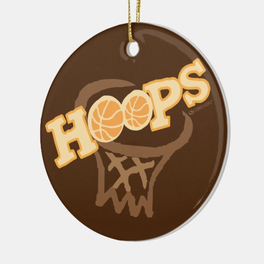 HOOPS BASKETBALL ORNAMENT (Links)
