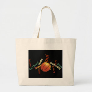 Hoops Basketball Sport Fanatics.jpg Grote Tote Bag