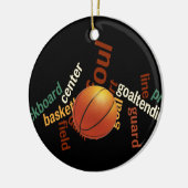 Hoops Basketball Sport Fanatics.jpg Keramisch Ornament (Links)