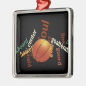 Hoops Basketball Sport Fanatics.jpg Metalen Ornament (Links)