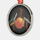 Hoops Basketball Sport Fanatics.jpg Metalen Ornament (Links)