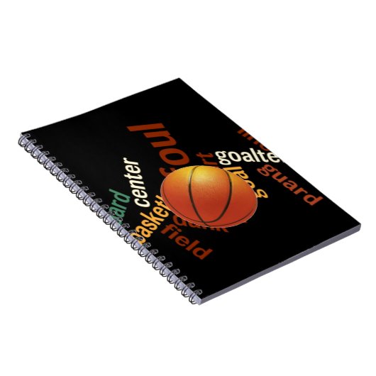 Hoops Basketball Sport Fanatics.jpg Notitieboek (Rechterzijde)