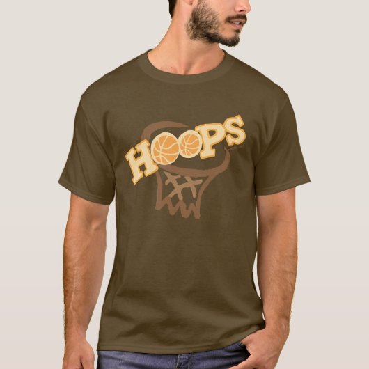 HOOPS BASKETBALL T SHIRT (Voorkant)