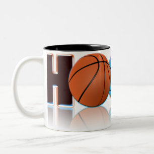 Hoops Basketball Tweekleurige Koffiemok